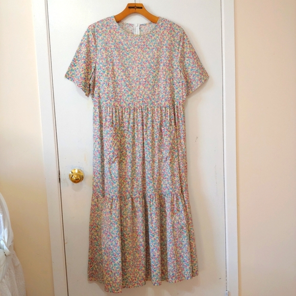 Emery Rose Floral Dress cottage Core - Picture 3 of 14